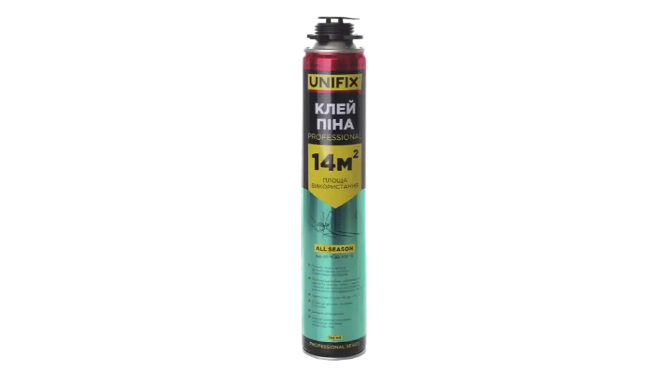 Клей-піна професійна UNIFIX Premium 14м2, 750мл 