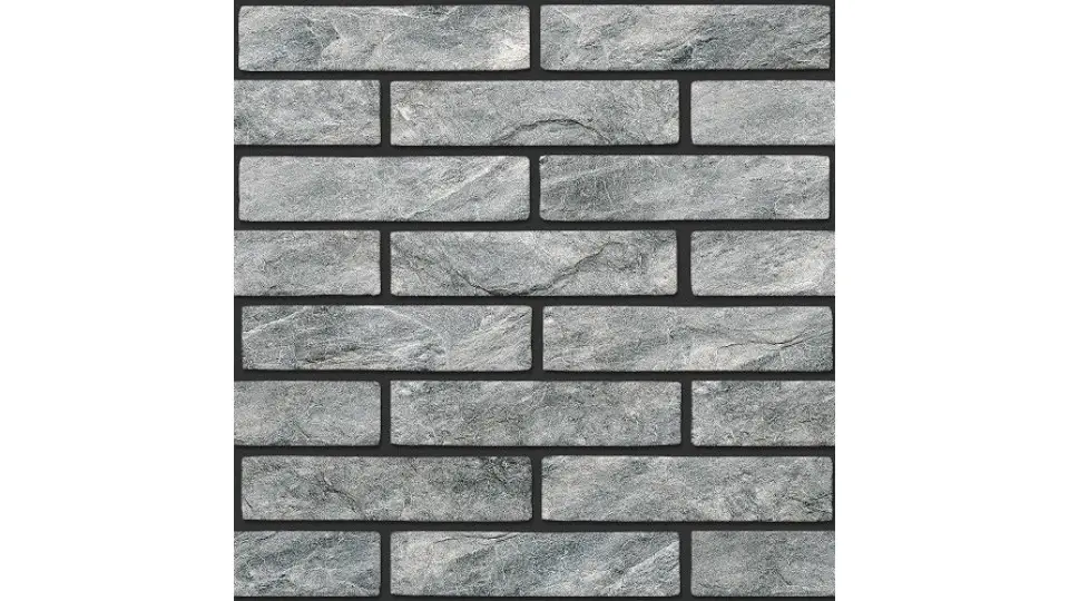 Керамічна плитка London антрацит 250х60х6. Golden Tile