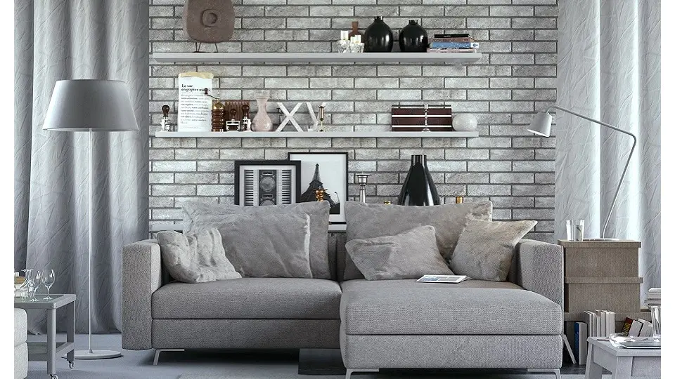 Керамічна плитка London димчастий 250х60х6. Golden Tile
