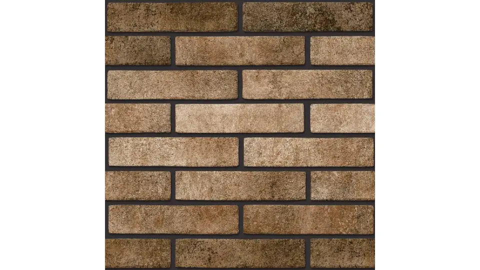 Керамічна плитка Seven Tones помаранчевий 250х60х6. Golden Tile