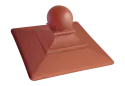 Кришка для стовпчика клінкерна KingKlinker Ruby-red 01 ROYAL