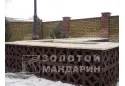 Заборний блок Золотий Мандарин Гармонія 300х300х90 мм бордо