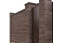 Заборний блок  Золотой Мандарин декоративний 400х200х200 мм, коричневий