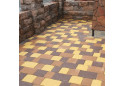 Стара площа 6 см, жовтий. Золотий Мандарин. Тротуарна плитка 