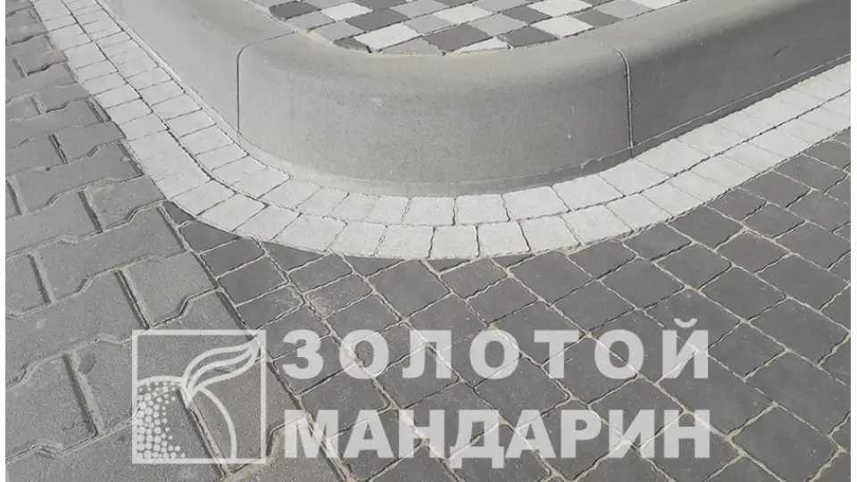 Борт радіусний Золотий Мандарин, 15 см