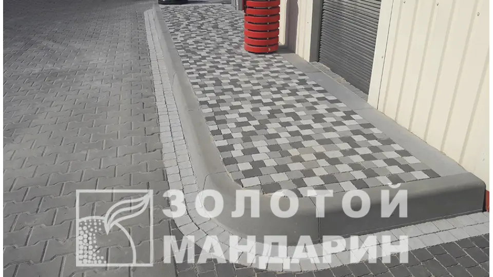 Борт радіусний Золотий Мандарин, 15 см
