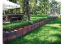 Квітник вібропресований Квадратний червоний 500х400х250 мм. Золотий Мандарин 