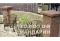 Кришка для стовпчика Золотий Мандарин 48х48, сіра