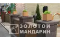 Кришка для стовпчика Золотий Мандарин 48х48, сіра