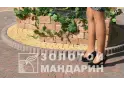 Стовпчик круглий Золотий Мандарин 8 см, червоний