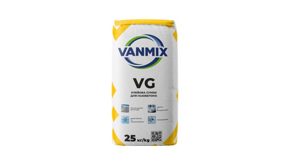 Клей для газоблоку VANMIX