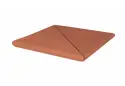Клінкерний кутовий комплект King Klinker Red рифлений 330х330х32