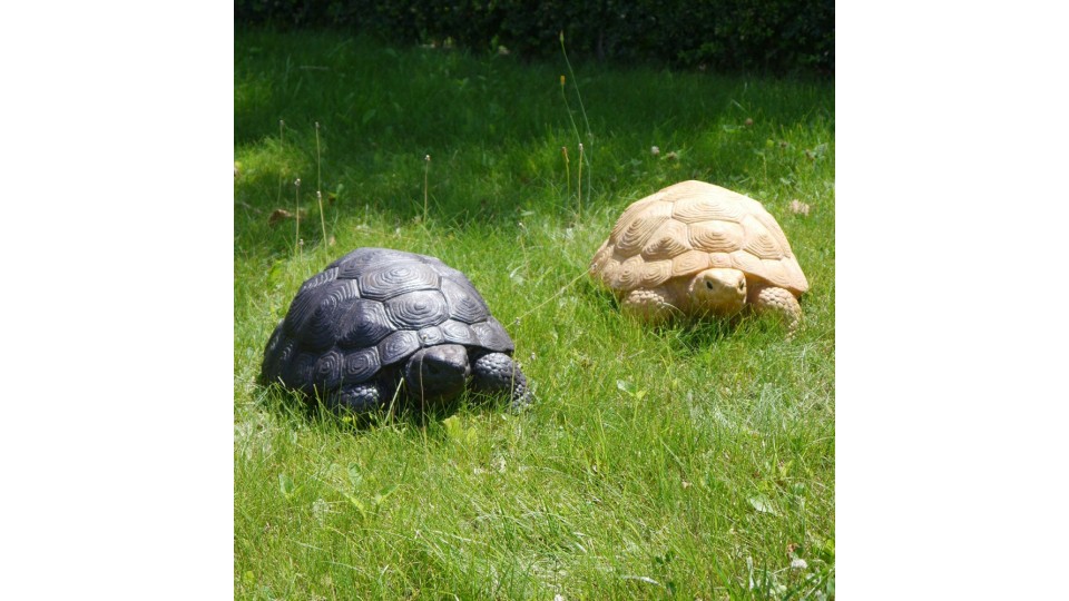 Черепаха, декор садовий Золотой Мандарин, нуаро