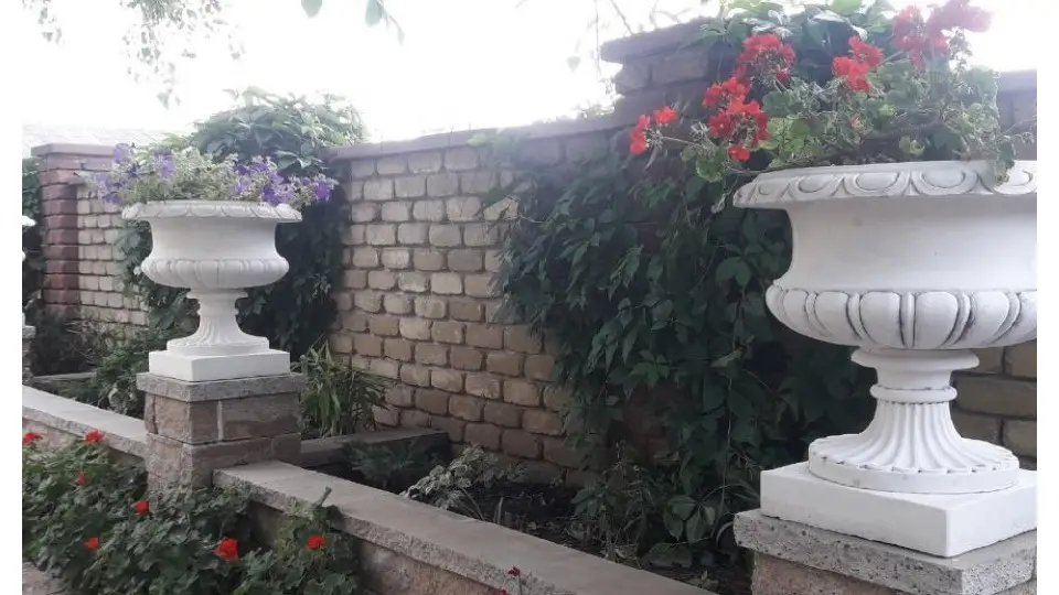 Вазон Золотий Мандарин Треві 630х620х380мм, патина