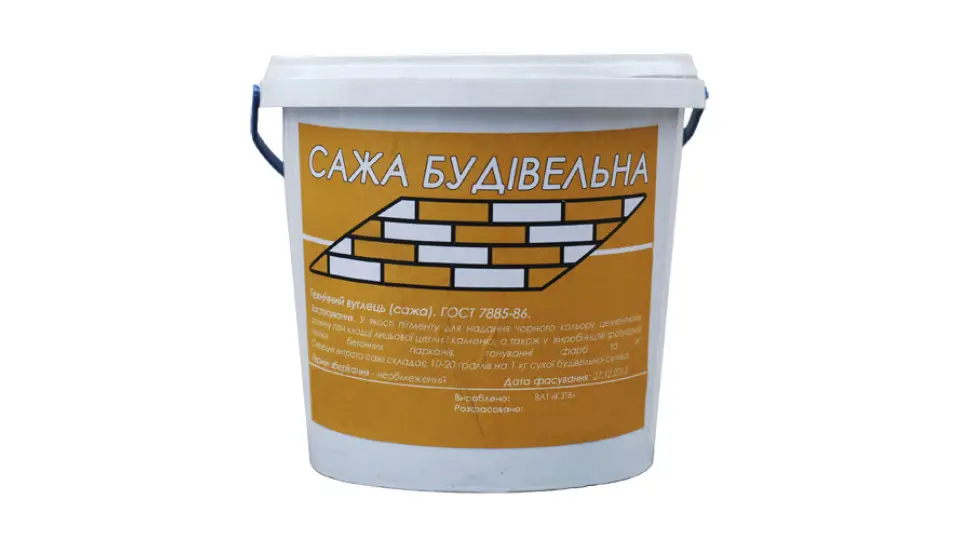 Будівельна сажа, технічний вуглець , 4 кг