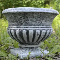 Ваза Ліра ROCKSIDE, cіра патина