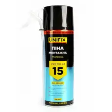 Піна ручна всесезонна Unifix Premium 15л, 330 мл 