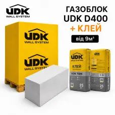 Газоблок UDK D400 (від 9 м3)