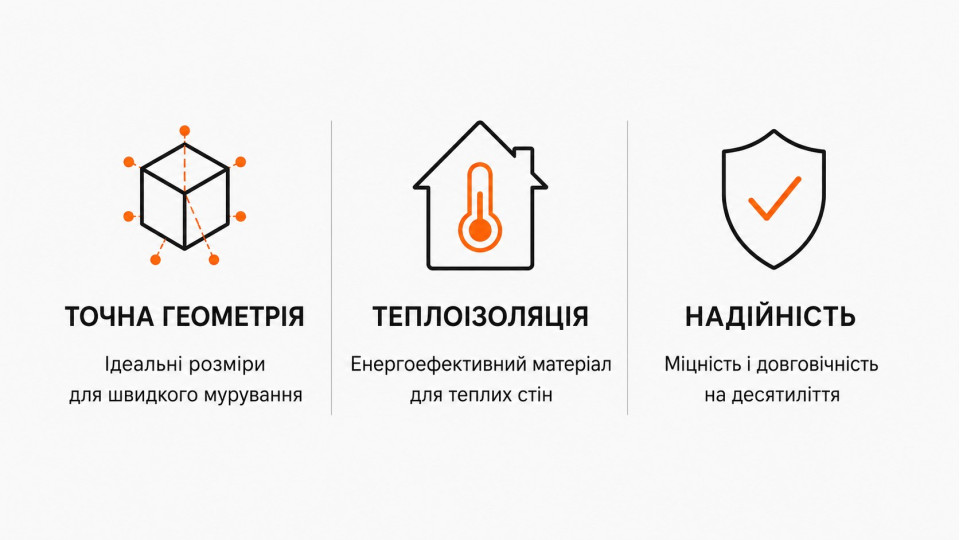 Газоблок UDK 600х200х250 Д400