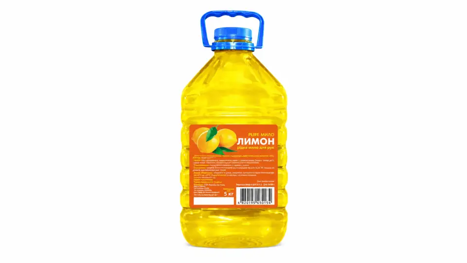 Мило рідке Лимон, 5 л
